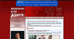 Desktop Screenshot of karate-brok.pl